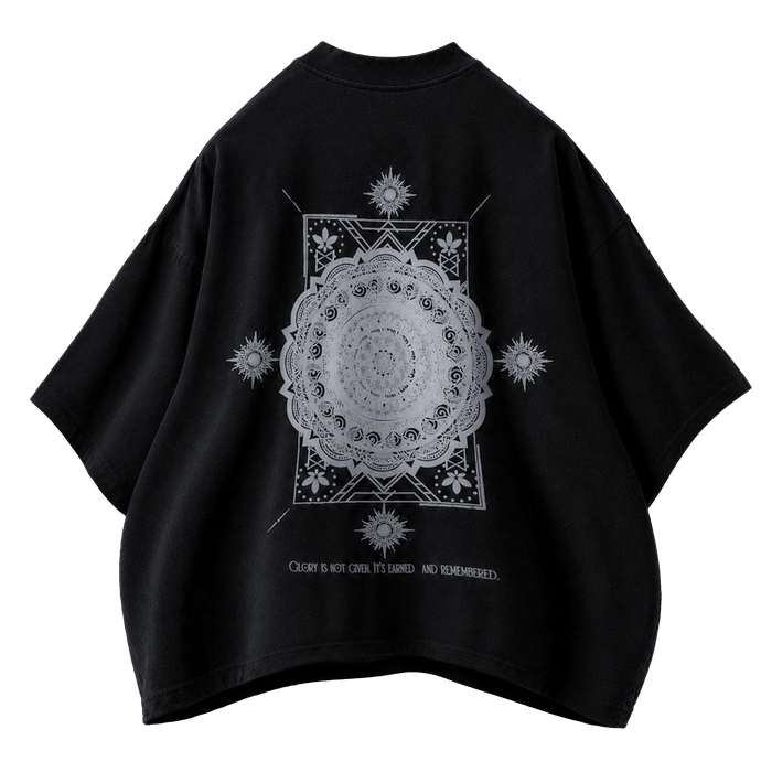 ELYSIUM [LTD] — HEAVY COTTON TEE — ONYX BLACK