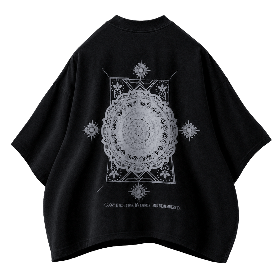 ELYSIUM [LTD] — HEAVY COTTON TEE — ONYX BLACK