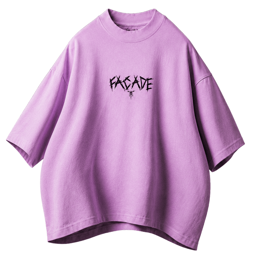 FACADE [02] — HEAVY COTTON TEE — LAVENDER HAZE